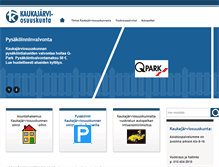 Tablet Screenshot of kaukajarviok.fi